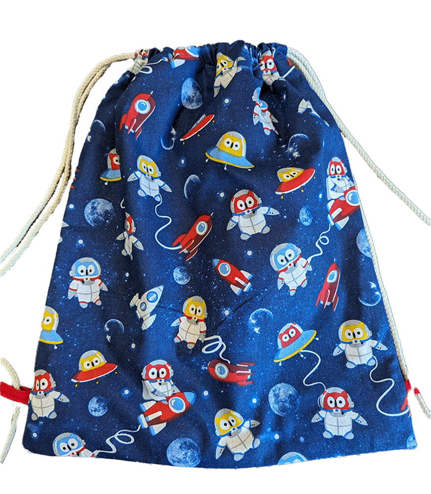Sac à cordons enfant "Chouettes Cosmonautes"