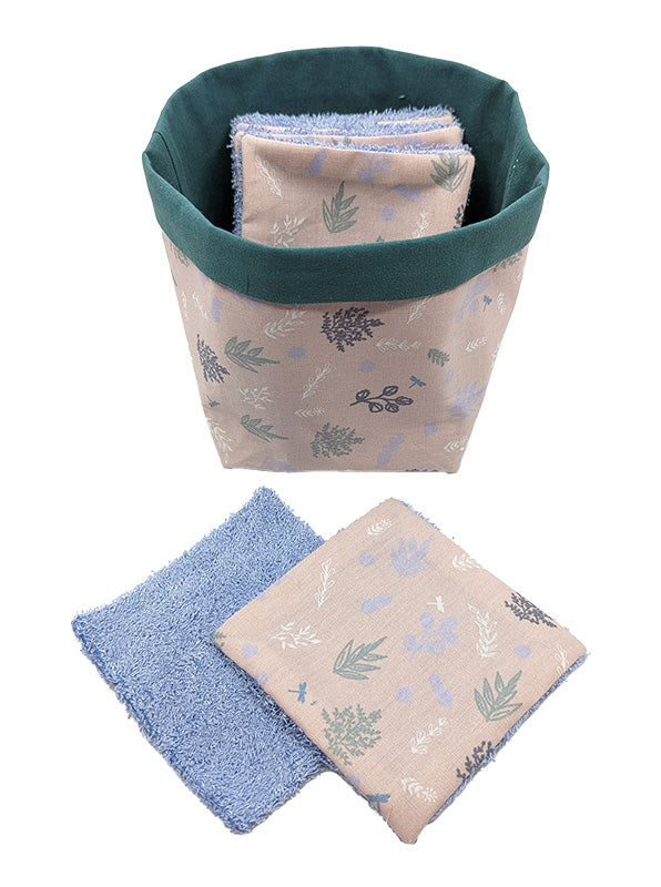 Panier à lingettes "Lavande"