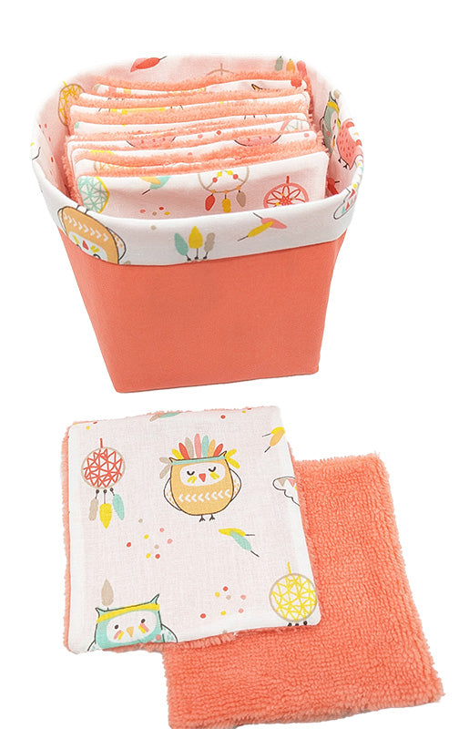 Panier à lingettes "Chouettes"