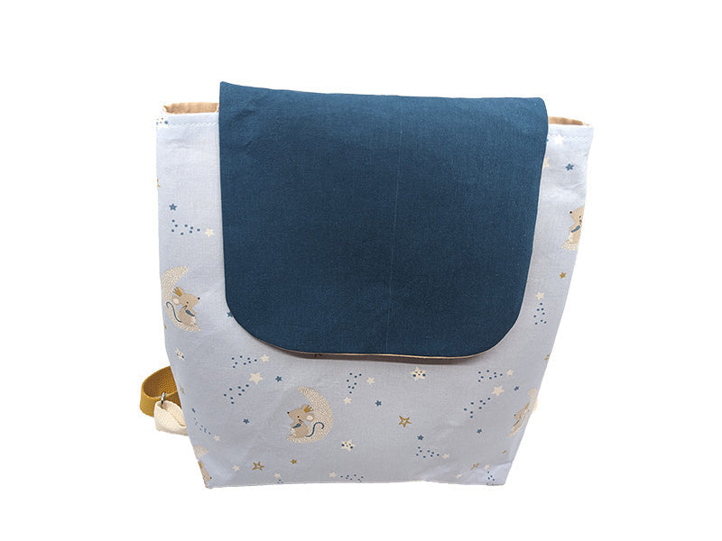 Sac à dos enfant "Petite Souris" bleu