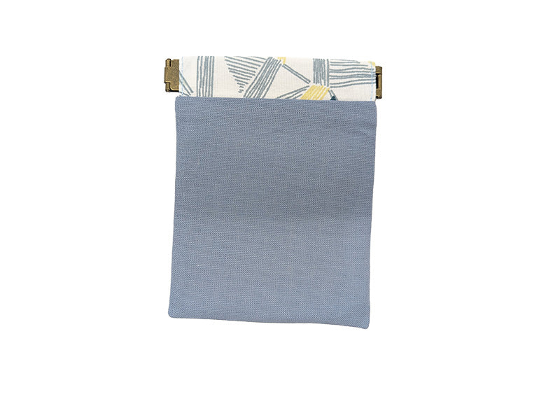 Porte-monnaie clic-clac bleu