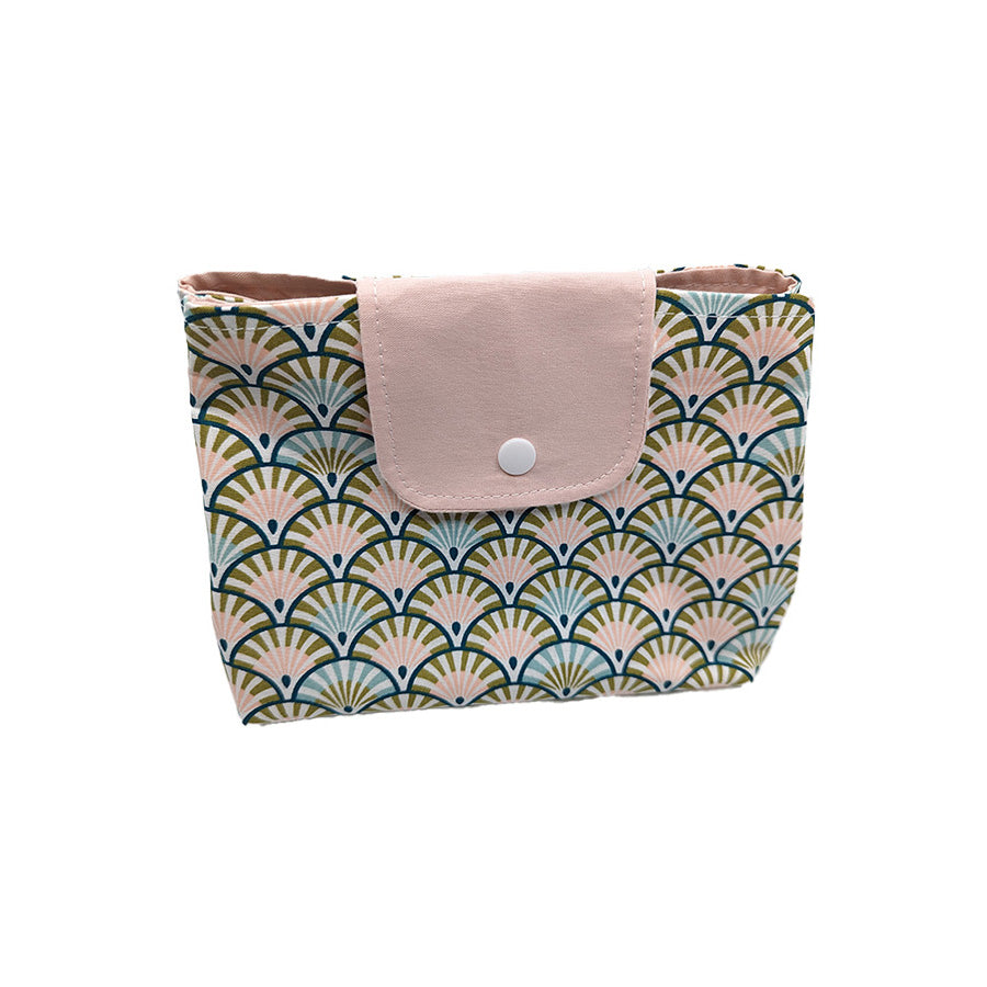 Trousse à grande ouverture "Eventails pastels"