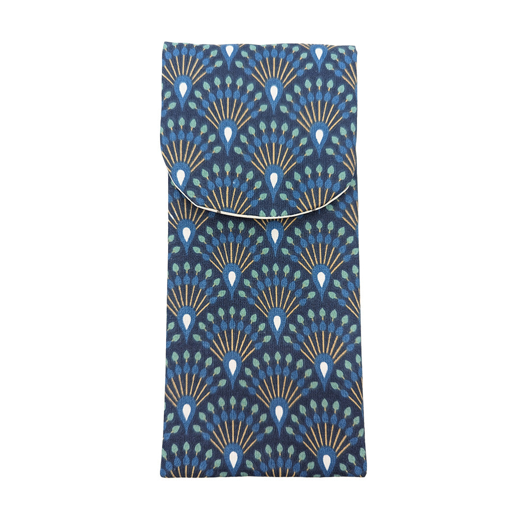Etui à brosse à dents "Paons Bleus"