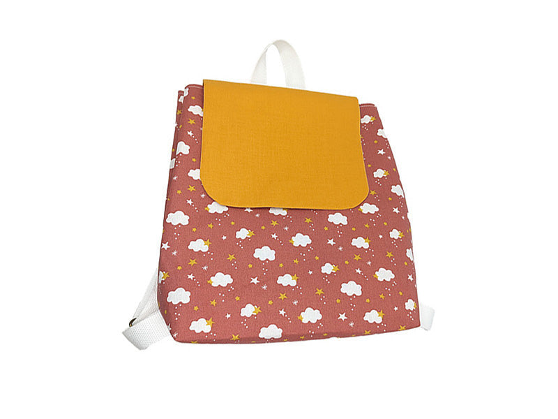 Sac à dos enfant "Ciel Rouge" jaune
