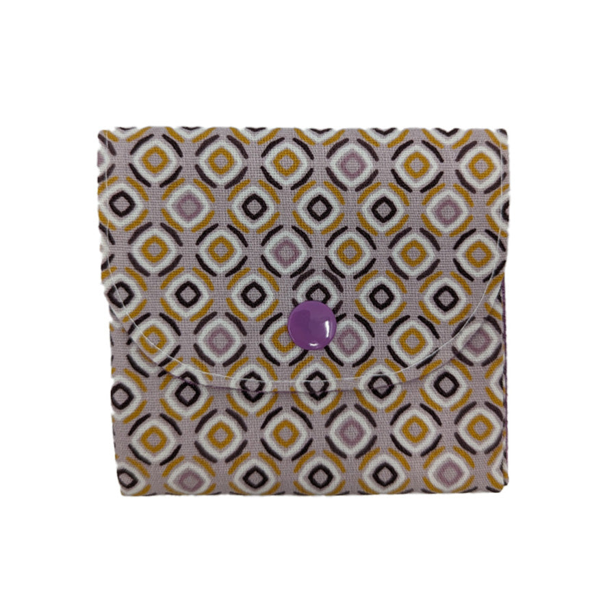 Porte-monnaie origami losanges violets