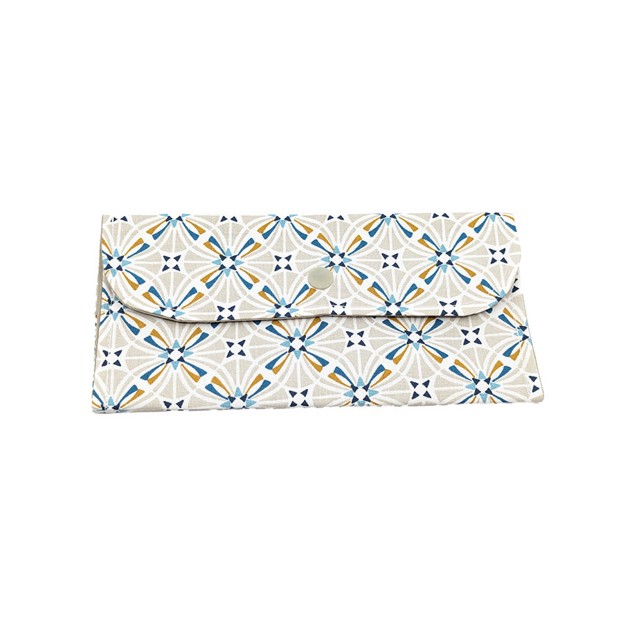 Pochette double "Arabesque" beige