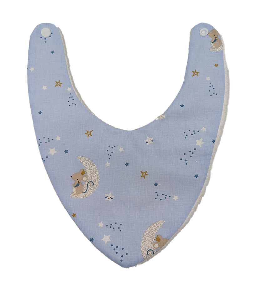 Bavoir bandana "Petite Souris" - 6 à 18 mois