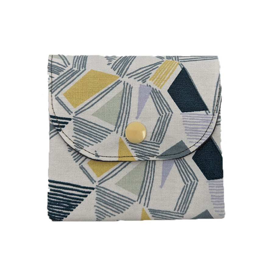 Porte-monnaie origami "Lignes et triangles"