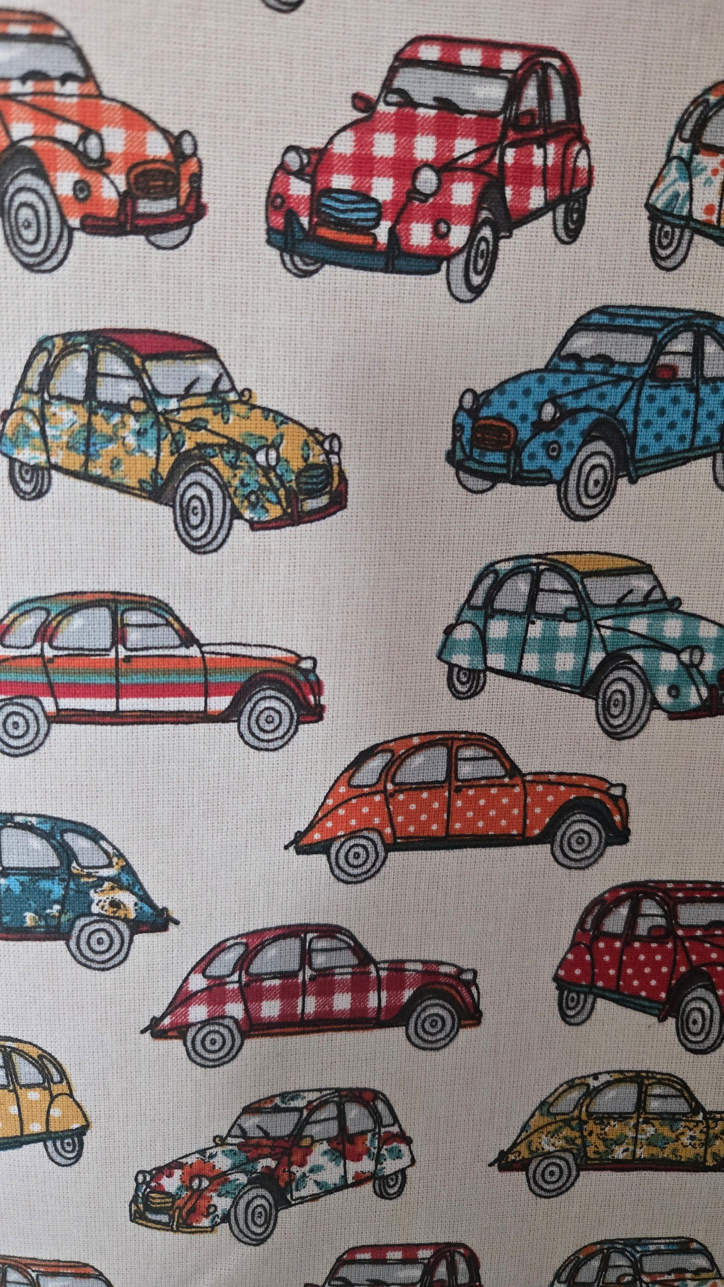 Tote bag "Coccinelles" orange