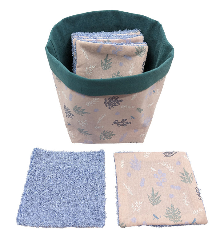 Panier à lingettes "Lavande"