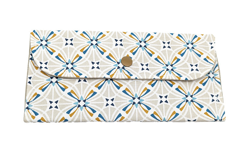 Pochette double "Arabesque" beige