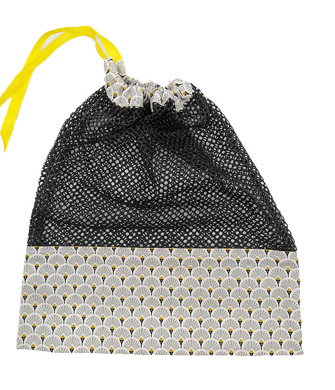 Sac à vrac "Eventails gris"