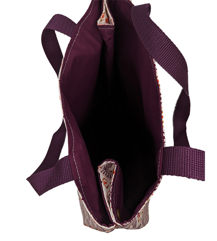 Sac à pressions "Maïa" violet