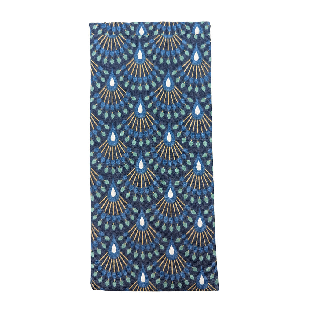 Etui à brosse à dents "Paons Bleus"