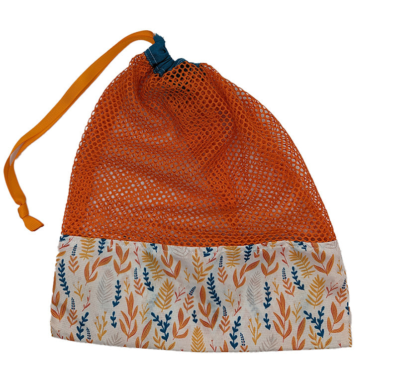 Sac à vrac orange et bleu