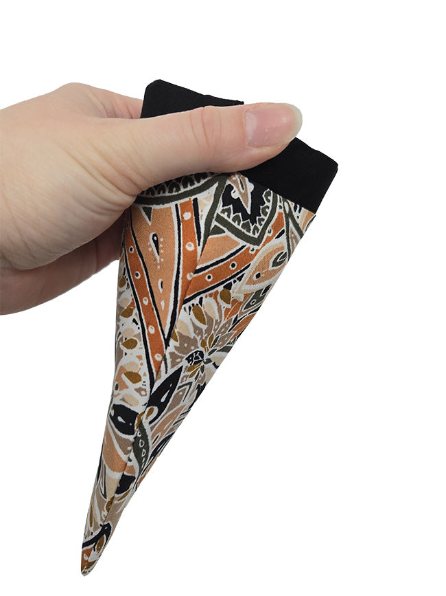 Etui à lunettes "Java" beige et orange