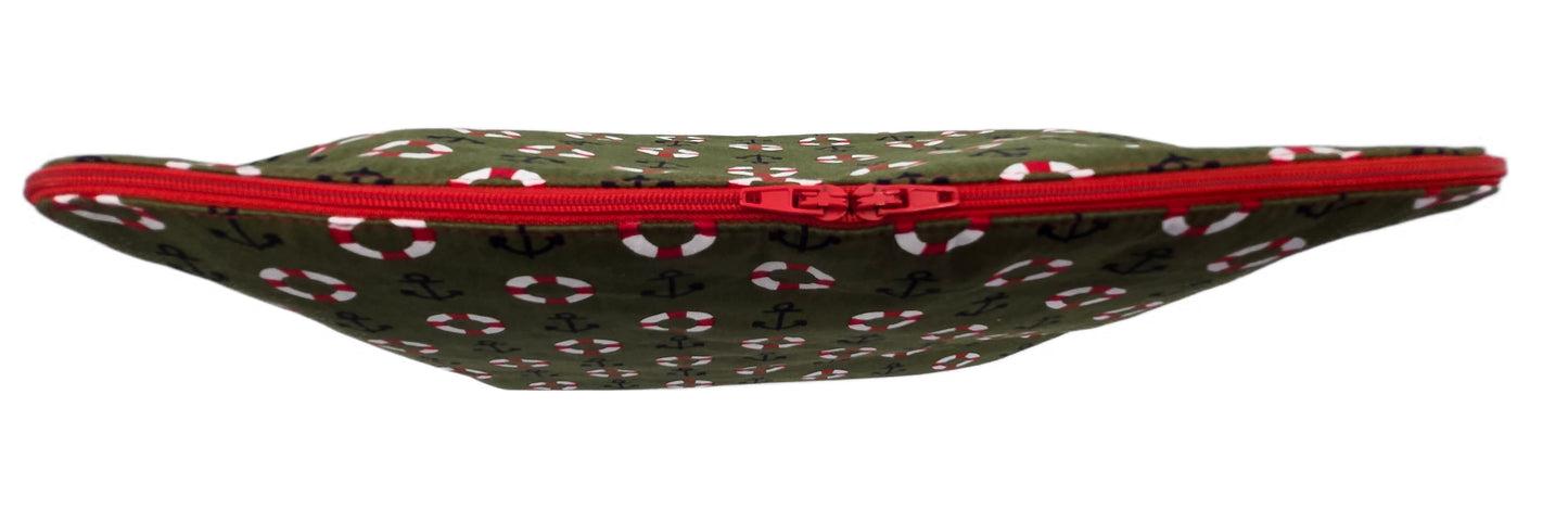 Maxi-trousse "Marin" verte