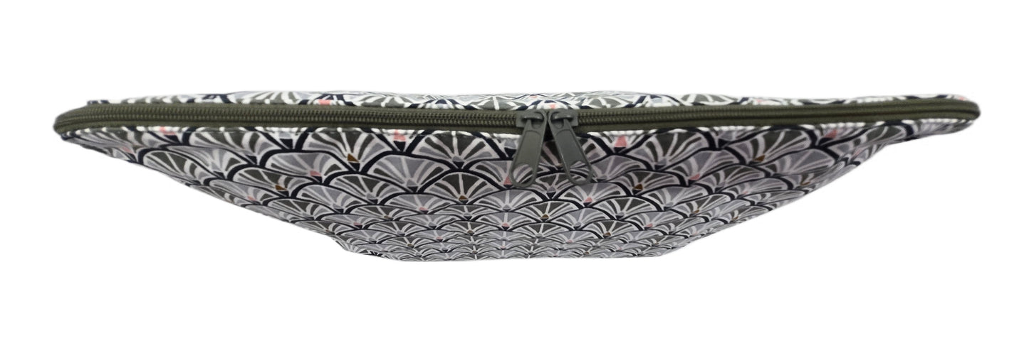 Maxi-trousse "Eventails gris"