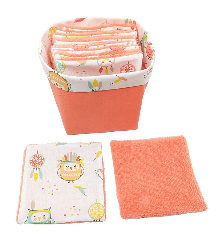 Panier à lingettes "Chouettes"