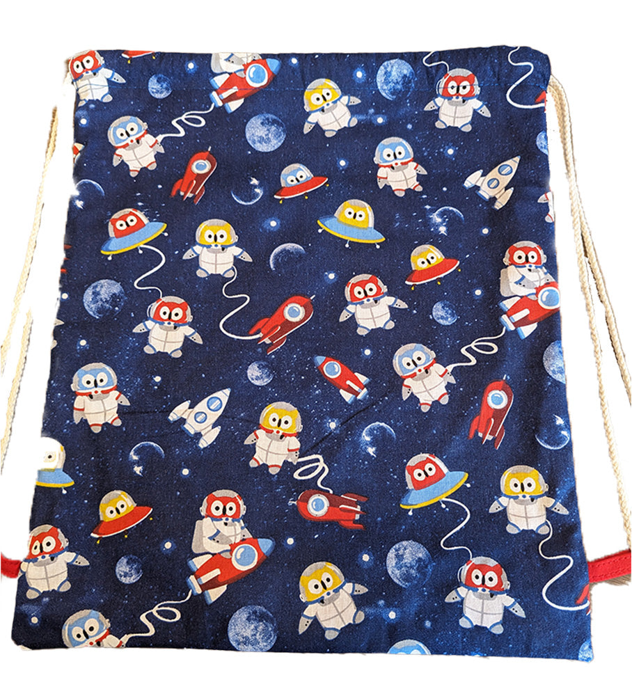 Sac à cordons enfant "Chouettes Cosmonautes"