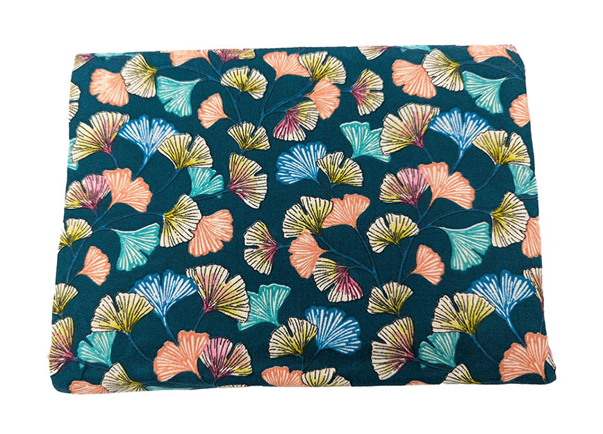 Pochette à bijoux de voyage ginkgo vert