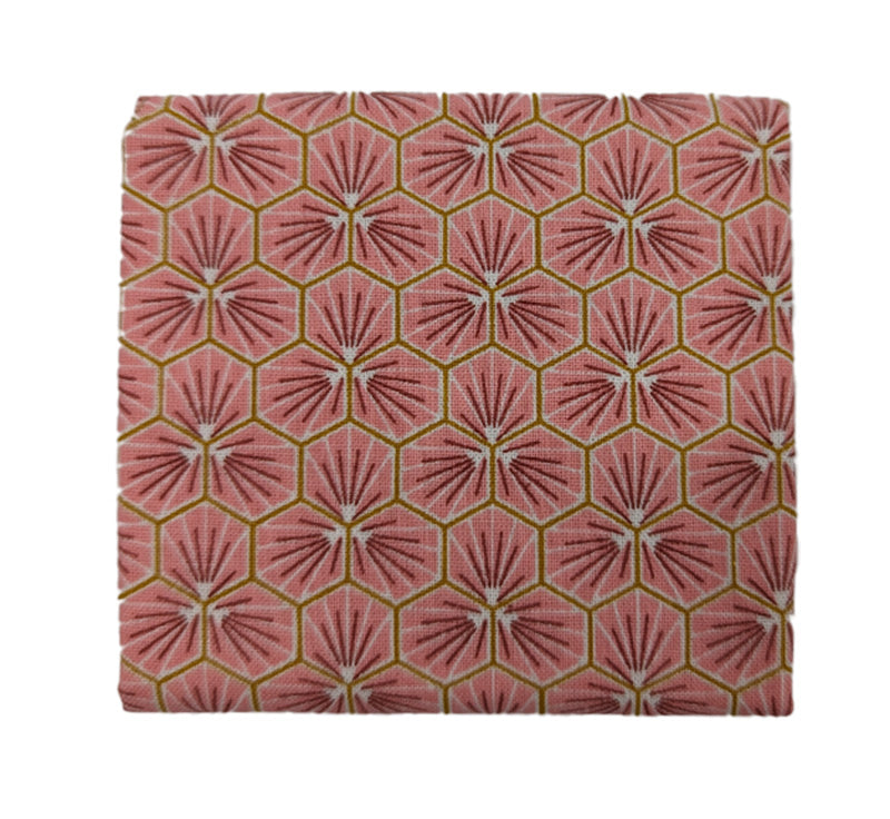 Porte-monnaie "Fleurs japonaises" rose