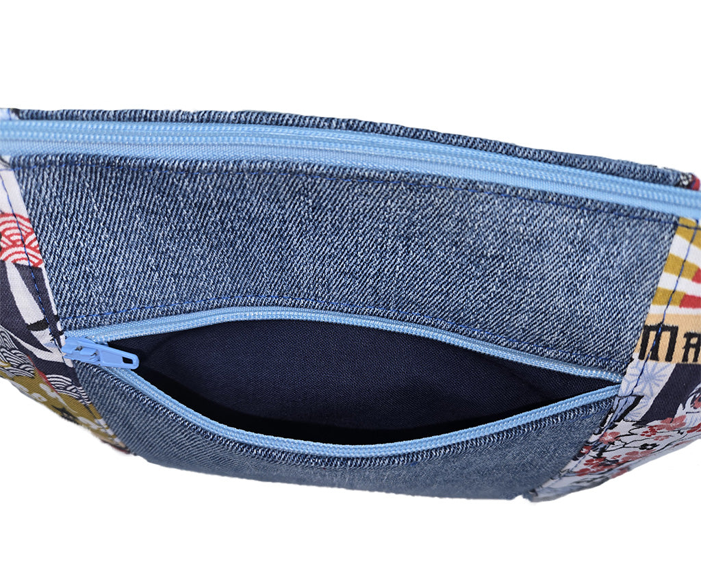Sac à main artisanal jeans Manga