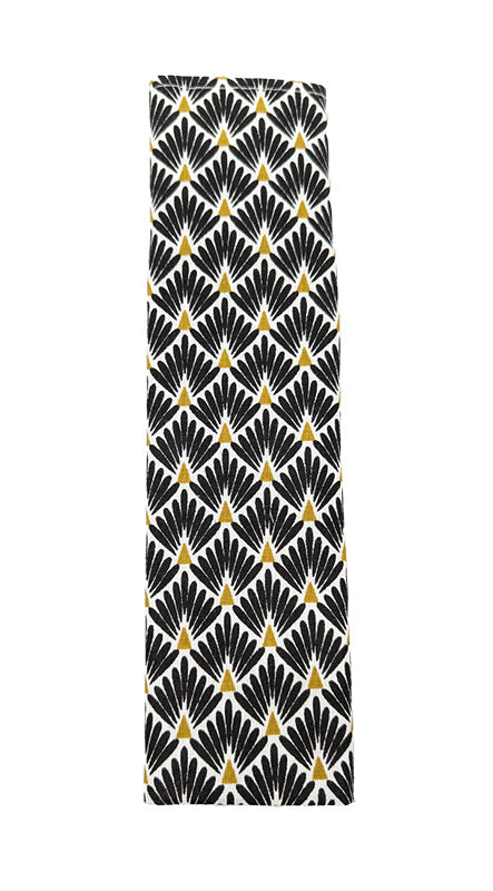 Etui à couverts à losanges noirs