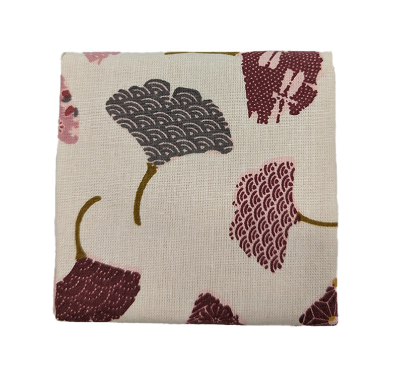 Porte-monnaie origami ginkgo rose