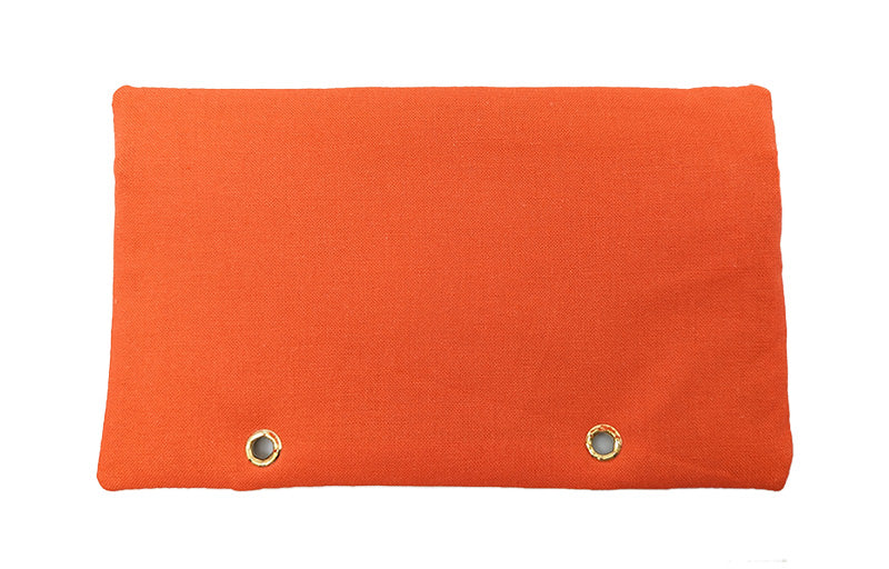 Trousse pour classeur "Plumes de Paons" jaune