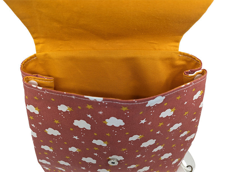 Sac à dos enfant "Ciel Rouge" jaune