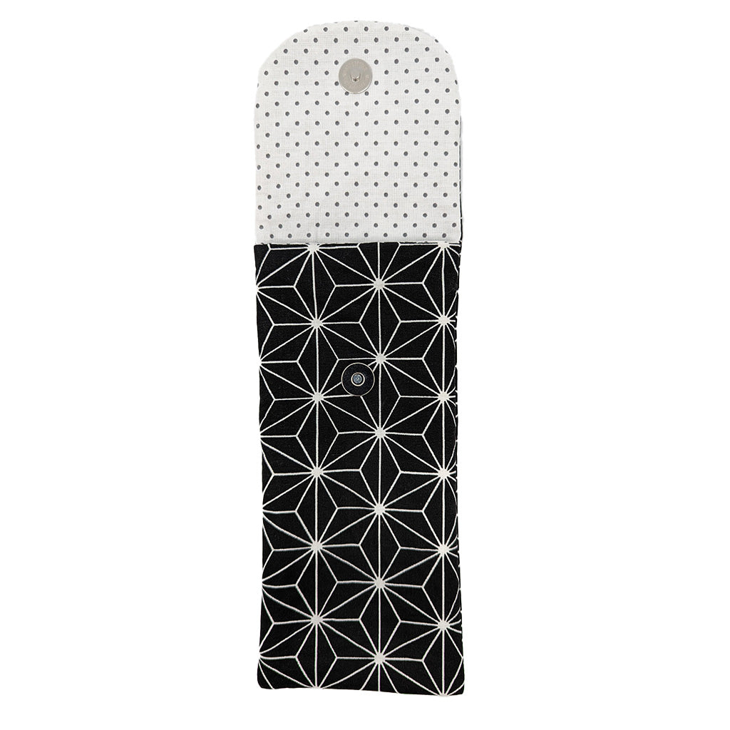 Etui à brosse à dents Géo noir