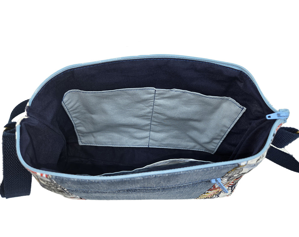 Sac à main artisanal jeans Manga