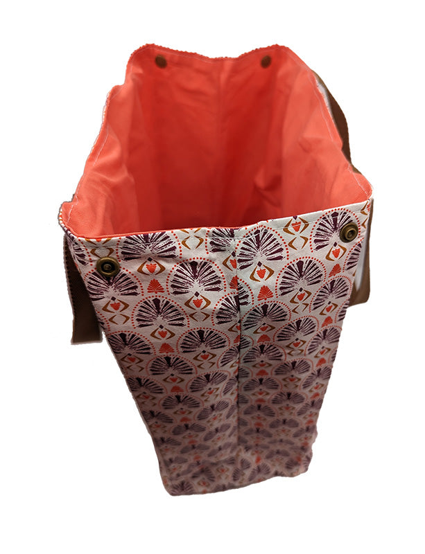 Sac à pressions "Maïa" corail