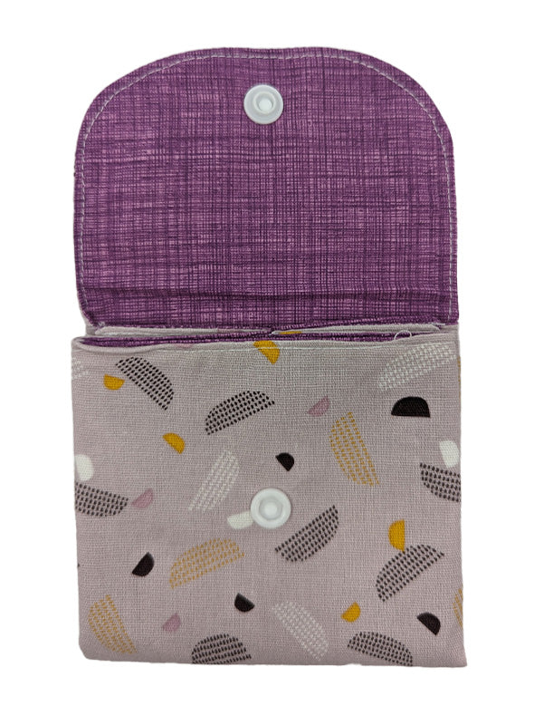 Porte-monnaie origami violet