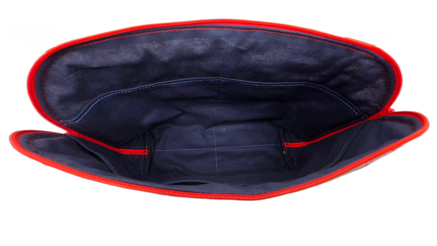 Maxi-trousse "Marin" gris