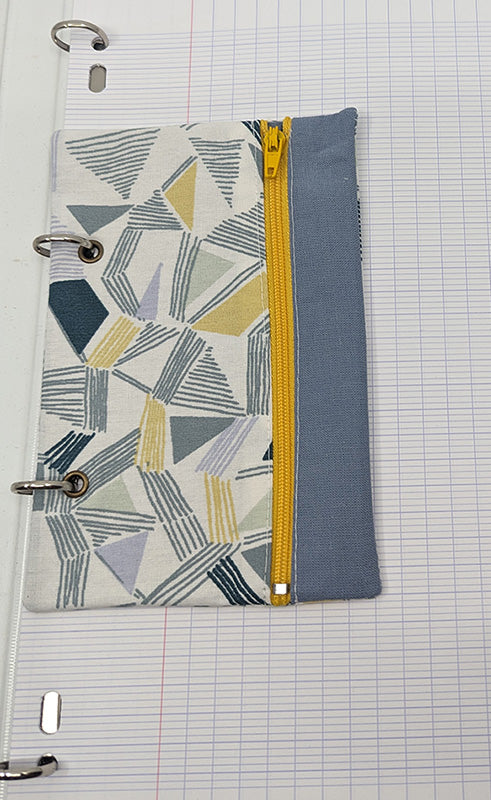 Trousse pour classeur "Lignes et triangles"