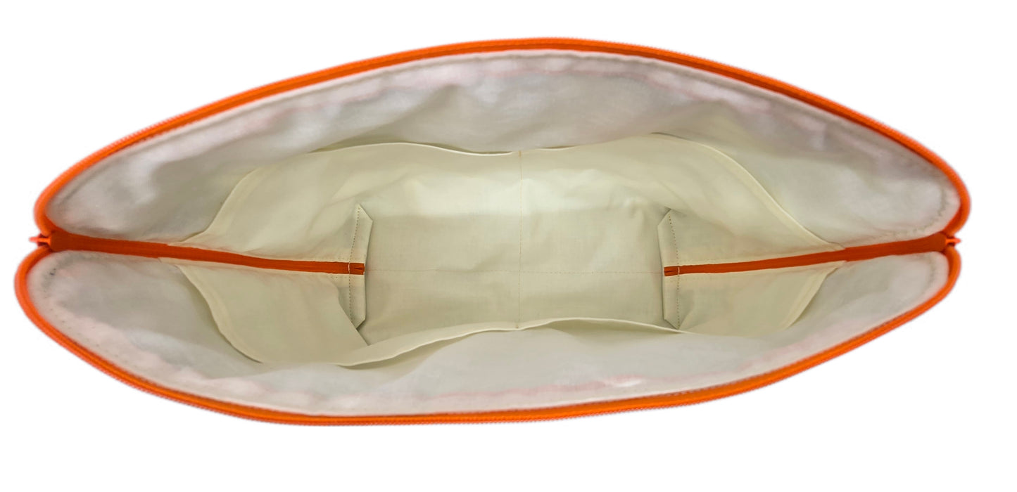 Maxi-trousse marine et orange