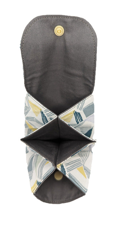 Porte-monnaie origami "Lignes et triangles"