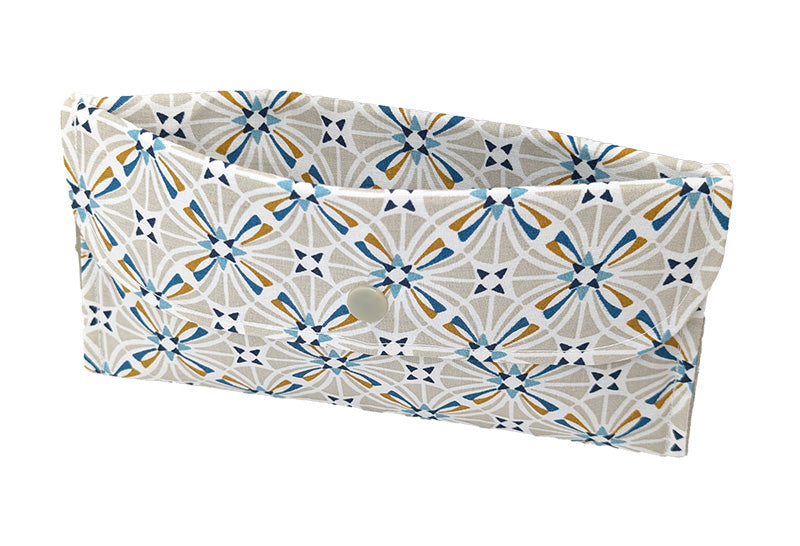Pochette double "Arabesque" beige