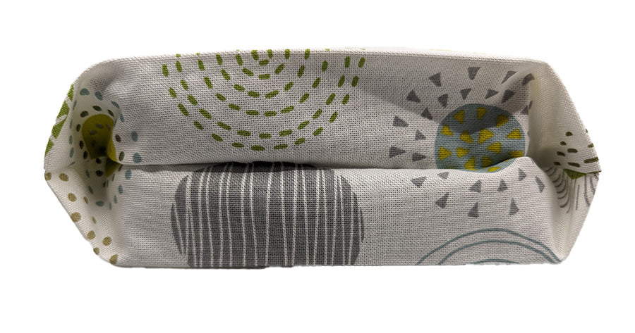 Mini tote bag "Green Circles"
