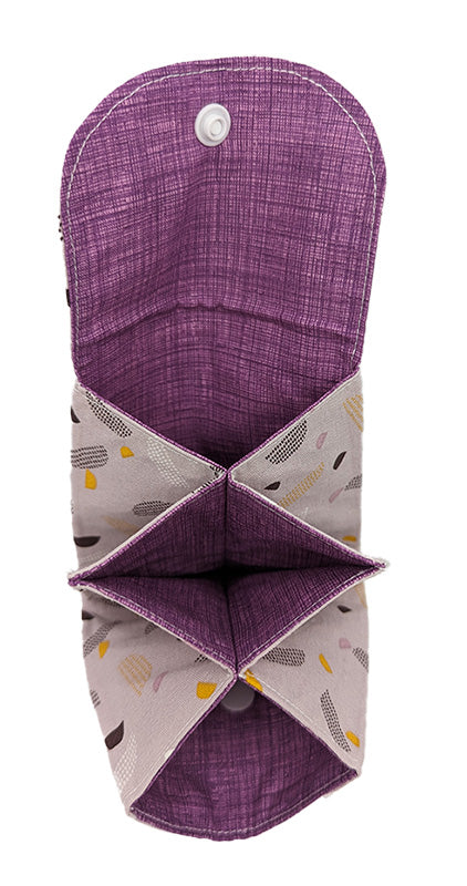 Porte-monnaie origami violet