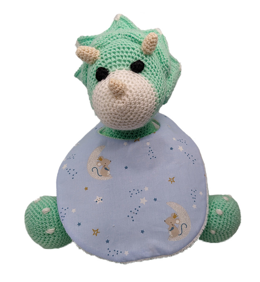 Bavoir rond "Petite Souris" - 6 à 18 mois