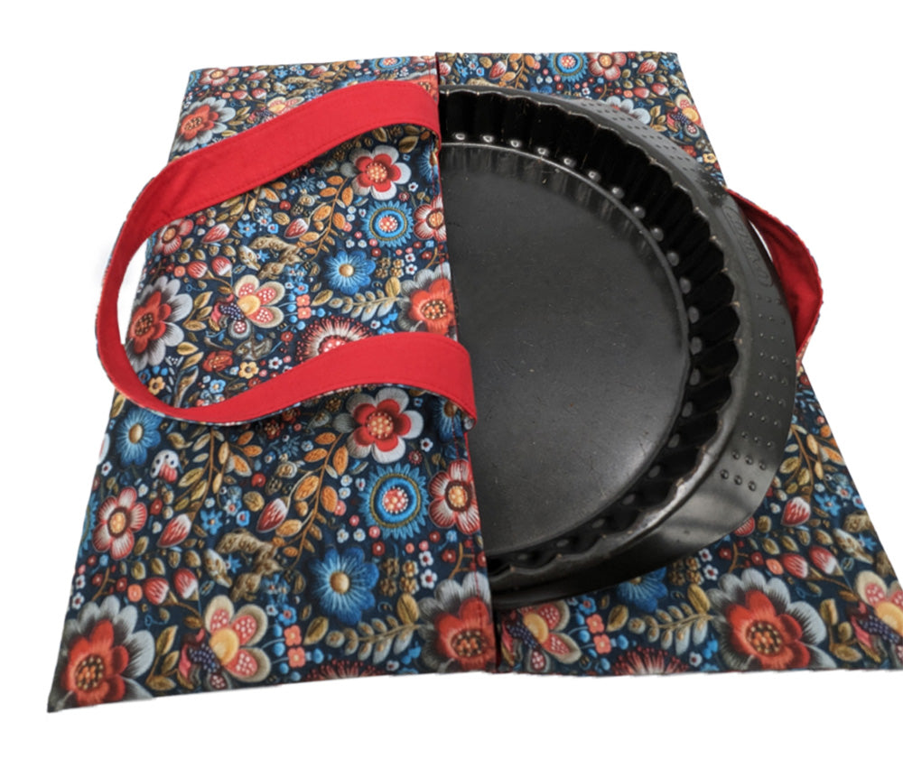 Sac à tarte réversible Fleurs 3D