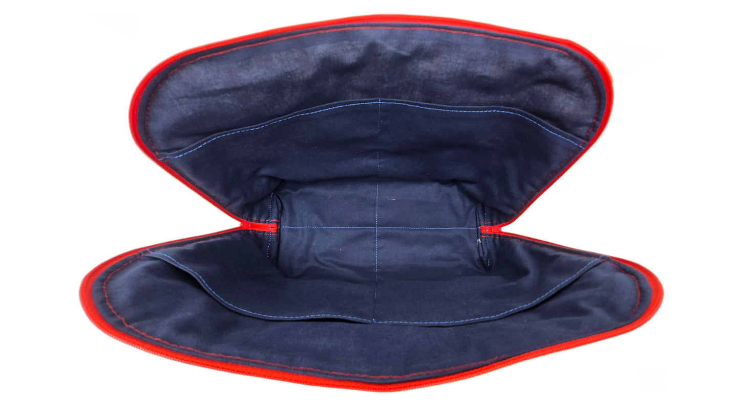 Maxi-trousse "Marin" gris