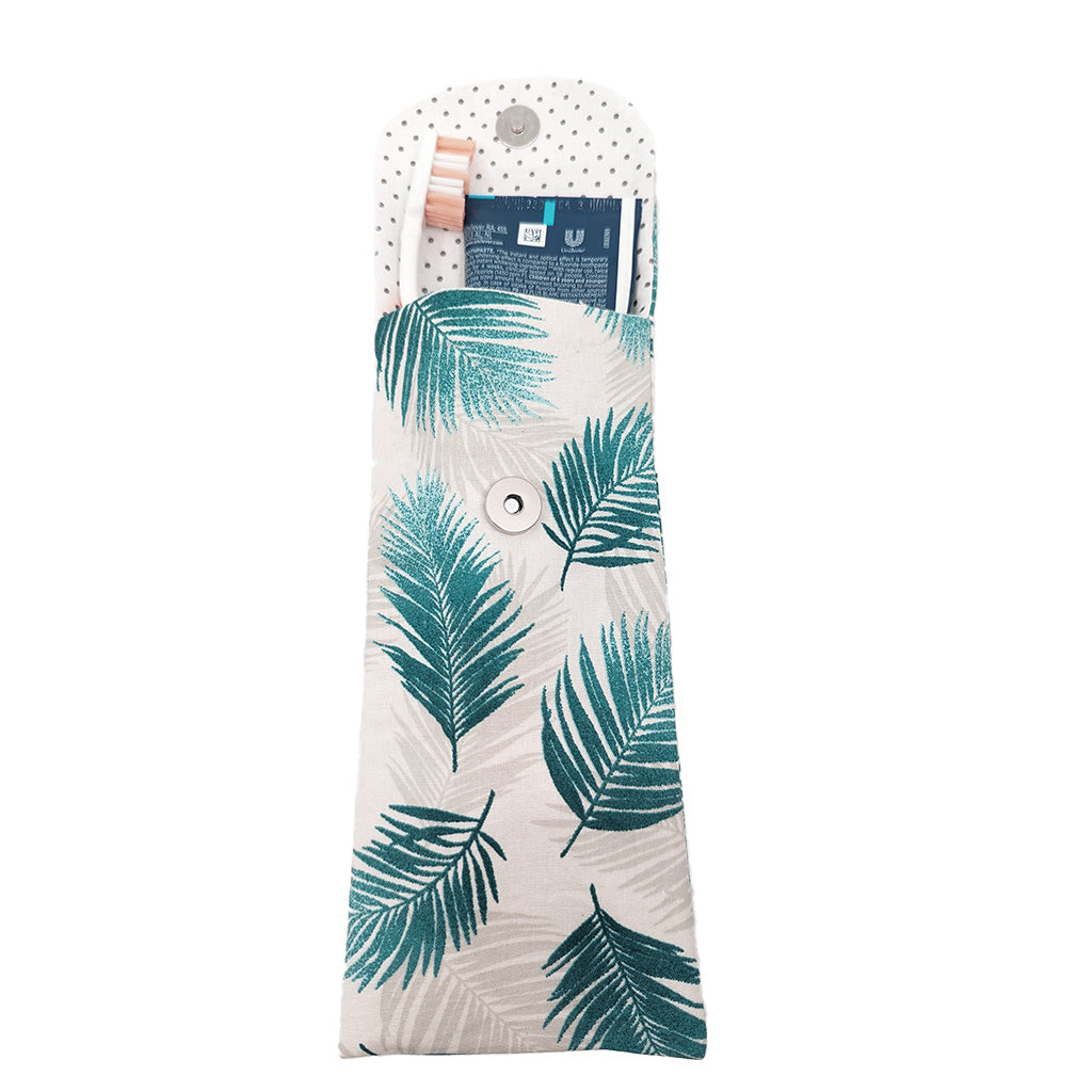 Etui à brosse à dents "Feuilles de Palmiers"
