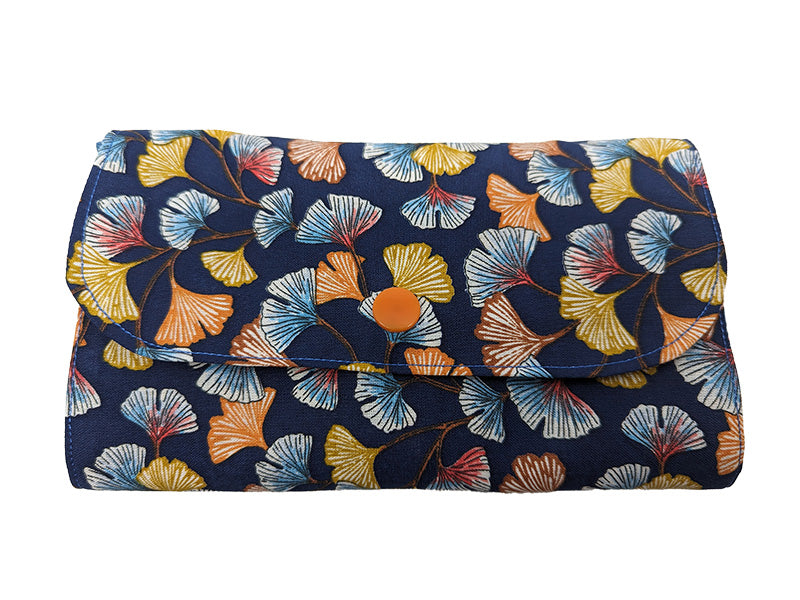 Sac pliable "Ginkgo" bleu