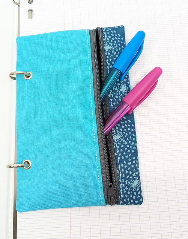 Trousse pour classeur "Etincelles bleues"