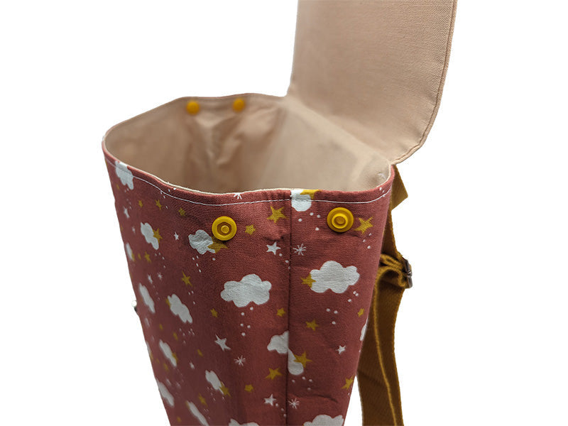 Sac à dos enfant "Ciel Rouge" beige
