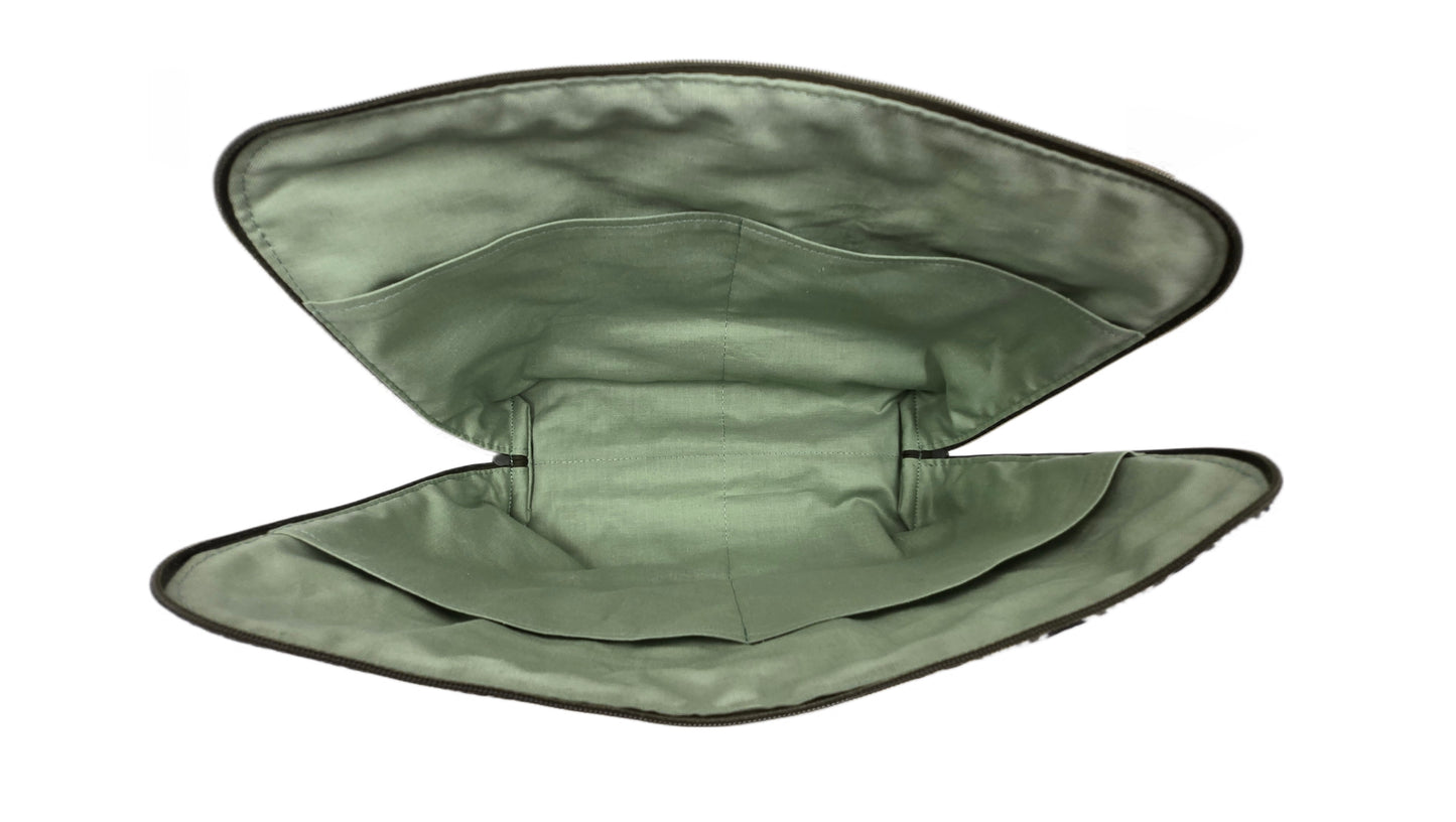 Maxi-trousse "Eventails gris"